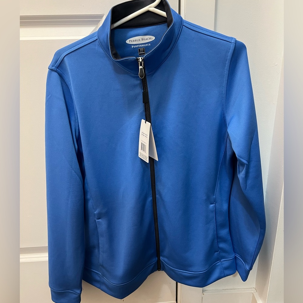Two Pebble Beach golf sweaters